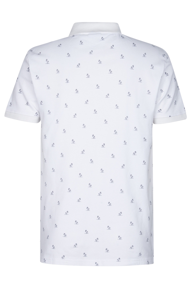 POLO MET PRINT M 1050 POL921 0000 BRIGHT WHITE